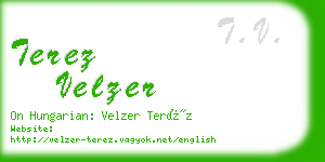 terez velzer business card